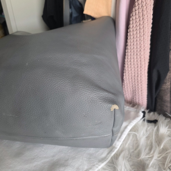 Cuyana Slate Blue Leather Bag - Picture 8 of 12